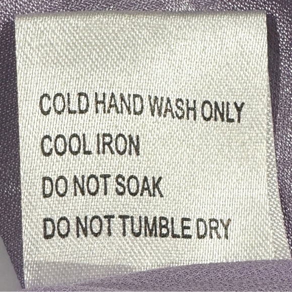 Hello Molly Night In Cabana Lilac Satin Dress - Picture 8 of 10